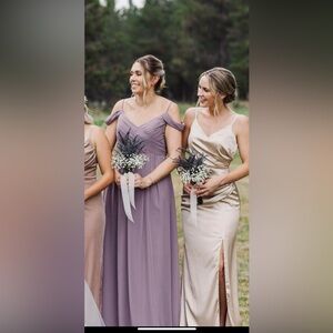 Rory Satin Dress Maxi w Slit